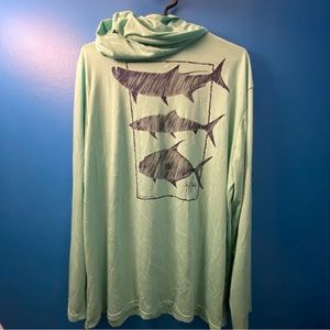 Guy Harvey XL Long Sleeve Fishing Hoodie SPF